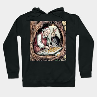 14th Century Old man making carrot biscuits Hoodie